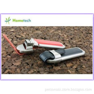 OEM Leather USB Flash Disk 128MB to 32GB
